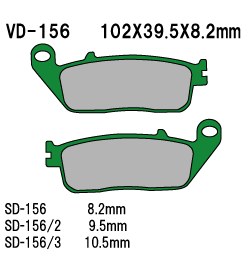 VESRAH-Bremsbacken, MADE IN JAPAN, hinten, für Z 650 B `77-`78, Z 650 F1  `81-`83 um 29,00 EUR - 1000PS Shop - Bremse